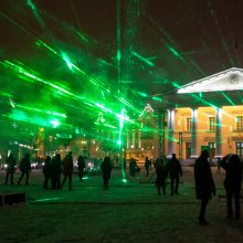 Nušvito gimtadienį švenčianti sostinė: prasidėjo pirmasis Vilniaus šviesų festivalis