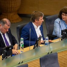 Seimas pareiškė pasitikėjimą premjeru S. Skverneliu