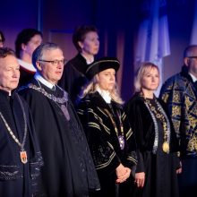 Inauguruotas naujas ISM Vadybos ir ekonomikos universiteto rektorius D. Misiūnas