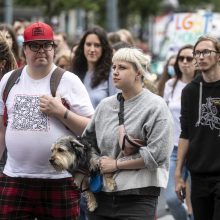 Apie 500 žmonių Vilniuje reikalavo užtikrinti LGBT bendruomenės teises 