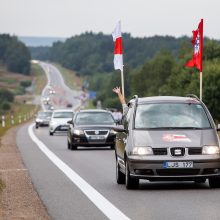 Prezidentas: didžiuojuosi savo tauta, atsiliepusia į kvietimą padrąsinti baltarusius