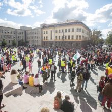 LGBT eitynės Kaune: šimtai pareigūnų, minios žmonių, atėjo ir V. Šustauskas