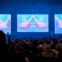 Kaunas pasveikino pedagogus: šventinis koncertas ir inovatyviausių mokytojų apdovanojimai