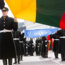 G. Nausėda narystės NATO minėjimo ceremonijoje: taika Europoje nėra savaime suprantamas reiškinys
