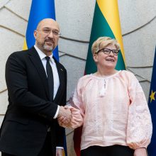 Ukrainos premjeras dėkoja dėl iniciatyvos blokuoti rusiškų maisto produktų patekimą į ES