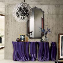 Ryškumas: melsvai violetinės atspalvių – daugybė, todėl galite rinktis sau patinkantį ir derantį interjere.