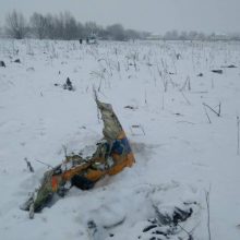 Keleivinio lėktuvo katastrofa Rusijoje: rasta antra juodoji dėžė
