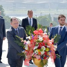 S. Lavrovo vizitas Š. Korėjoje: kokių interesų turi abi šalys