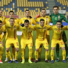 Lietuvos futbolininkai tuščiame stadione pralaimėjo rumunams