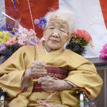 Japonijoje mirė seniausiu žmogumi pasaulyje laikyta moteris