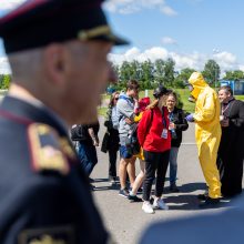 Vilniaus regione vyksta civilinės saugos pratybos dėl atominės grėsmės iš Baltarusijos 