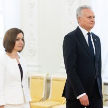 Lietuvoje viešinti Moldovos prezidentė: laisvė nėra savaime suprantama