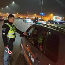Vilniuje vairuotojui nustatytas daugiau nei keturių promilių girtumas