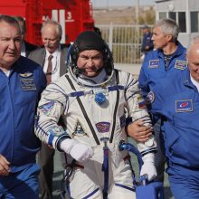 Rusijos erdvėlaivis su astronautais avariniu būdu nusileido Kazachstane