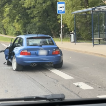 Vilniuje susidūrė du lengvieji automobiliai, nukentėjo žmonės