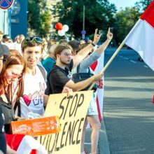 Akcija „Laisvės kelias“: nusidrieks baltarusių kovą palaikanti žmonių grandinė