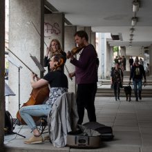 Gatvės muzikos diena: Vilniuje gyva muzika – net viešajame transporte