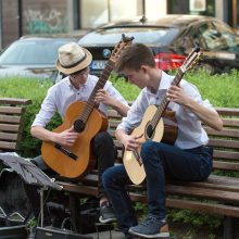 Gatvės muzikos diena: Vilniuje gyva muzika – net viešajame transporte