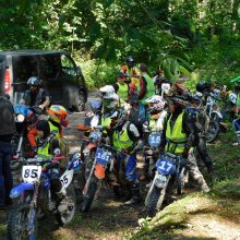 Vaikų ekspedicija motociklais – A. Poškai atminti