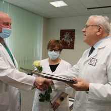 Klaipėdos jūrininkų ligoninė pagerbė savo profesijos lyderius