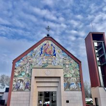 Bažnyčios fasadas – gimtadienio dovana Klaipėdai