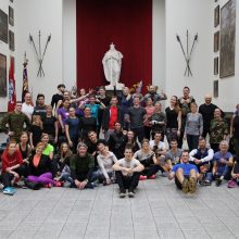 Karo muziejus kvietė sportuoti: stipri visuomenė – stipri kariuomenė