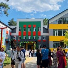 Irpinėje atidarytas Lietuvos lėšomis atstatytas vaikų darželis „Rūta“