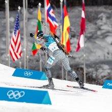 Biatlonininkė D. Rasimovičiūtė Pjongčango olimpinėse žaidynėse - 65-a