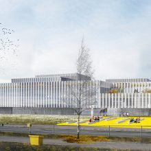 Kaip atrodys nauja Pilaitės mokykla – 18 architektūrinių idėjų