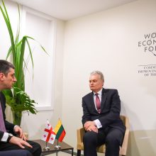G. Nausėda: Lietuvai rūpi Sakartvelo demokratinė ateitis