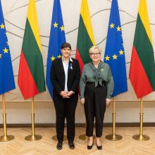 G. Nausėda bei I. Šimonytė su Europos vyriausiąja prokurore aptarė ES sankcijas Rusijai
