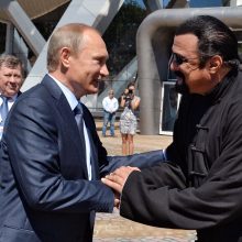 Vladimiras Putinas ir Stevenas Seagalas