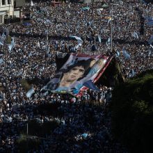 Milijonai Argentinos gyventojų laukia L. Messi ir pasaulio čempionato nugalėtojų