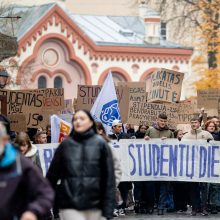 Vilniuje, Kaune ir Klaipėdoje – studentų eisenos: siekia atkreipti dėmesį į problemas