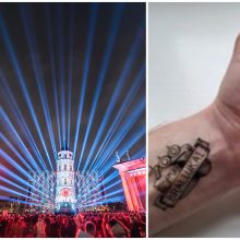 Su 700-uoju gimtadieniu Vilnių sveikino visas pasaulis: Rygos meras net pasipuošė tatuiruote