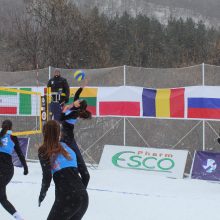 Lietuvos sniego tinklininkės Armėnijoje iškovojo sidabro medalius