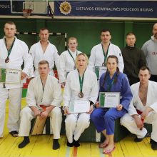 Dziudo čempionate Klaipėdos apskrities pareigūnai pelnė šešis medalius