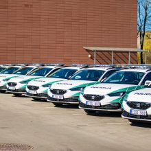 Uostamiesčio pareigūnai atnaujino automobilių parką – gauta 15 naujų mašinų