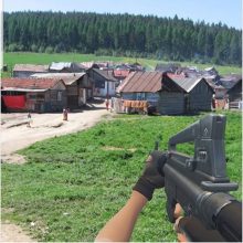 Šokiruojanti lietuvių žaidimo reklama: kvietė šaudyti į tabore gyvenančius romus