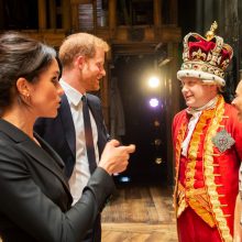 Princas Harry su M. Markle stebėjo miuziklą „Hamiltonas“: pora juokavo visą šou