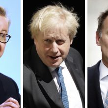 Kovoje dėl JK premjero posto liko trys kandidatai: B. Johnsonas stiprina pozicijas