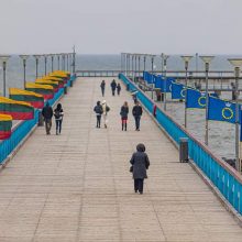 Palanga pasipuošė vėliavomis: minima spalvinga sukaktis