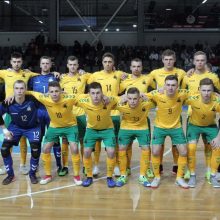 Paaiškėjo galutinė Lietuvos rinktinės sudėtis pasaulio salės futbolo čempionatui