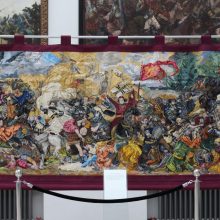 Siuvinėtas paveikslas „Žalgirio mūšis“ – 15-os metų darbas