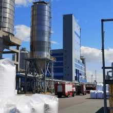 Granulių gamykloje Klaipėdoje – sprogimas: buvo evakuoti darbuotojai
