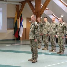 Klaipėdoje į tarptautinę operaciją išlydėta Lietuvos karių grupė