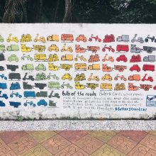 Malaizija: akimirksniu beždžionėlių išsegti auskarai ir lietuviškojo Banksy darbai