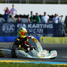 Lenktynininkas K. Šikšnelis Europos kartingo čempionate – dešimtas