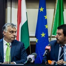 Artėjant EP rinkimams Vengrija ir Italija suvienijo jėgas kovai su imigracija