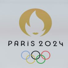 Pristatytas 2024 metų Olimpiados logotipas, vaizduojantis auksinę Marianą